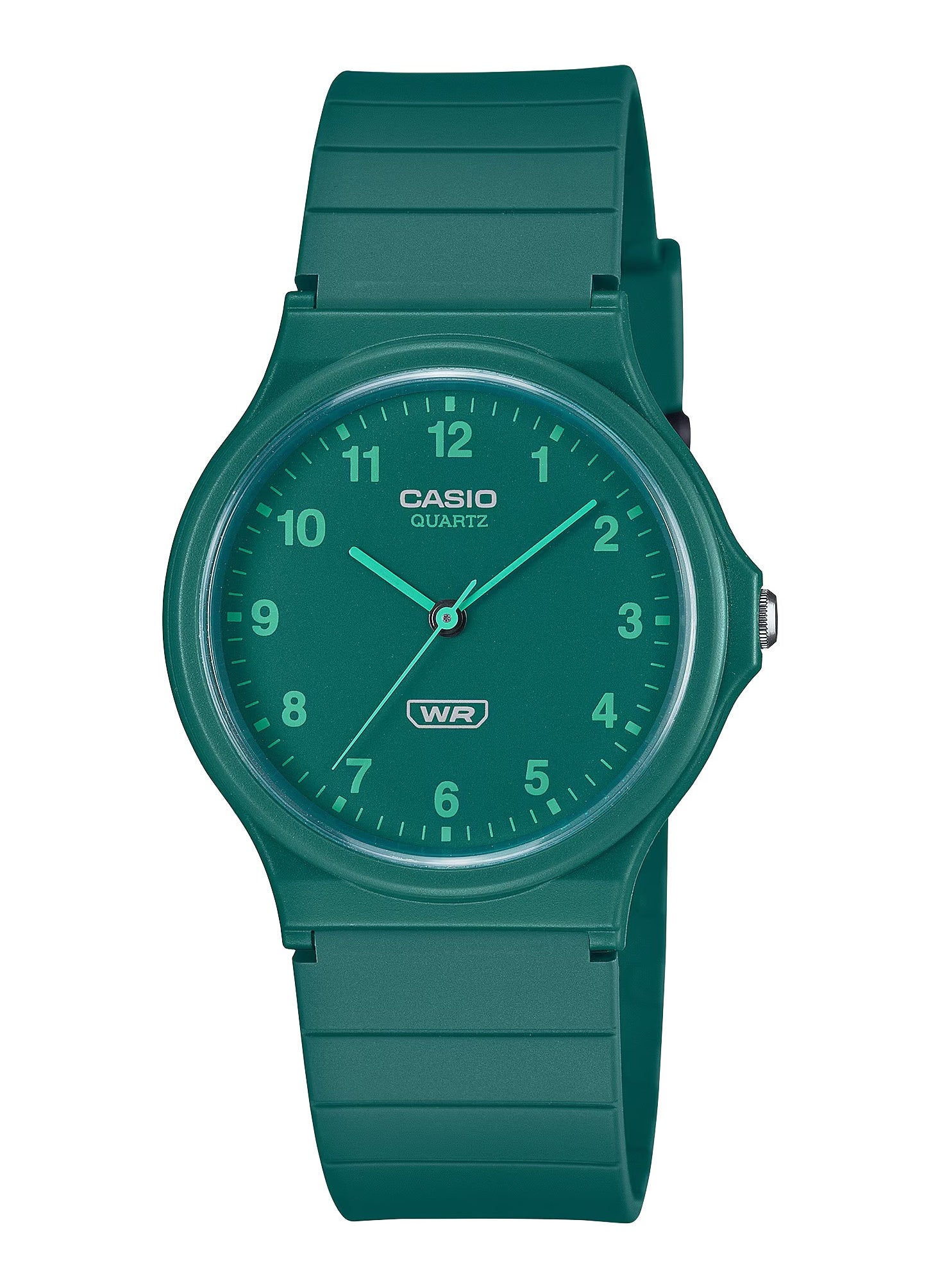 ساعت آنالوگ کوارتز با بند رزینی مدل MQ-24B-3B برند casio