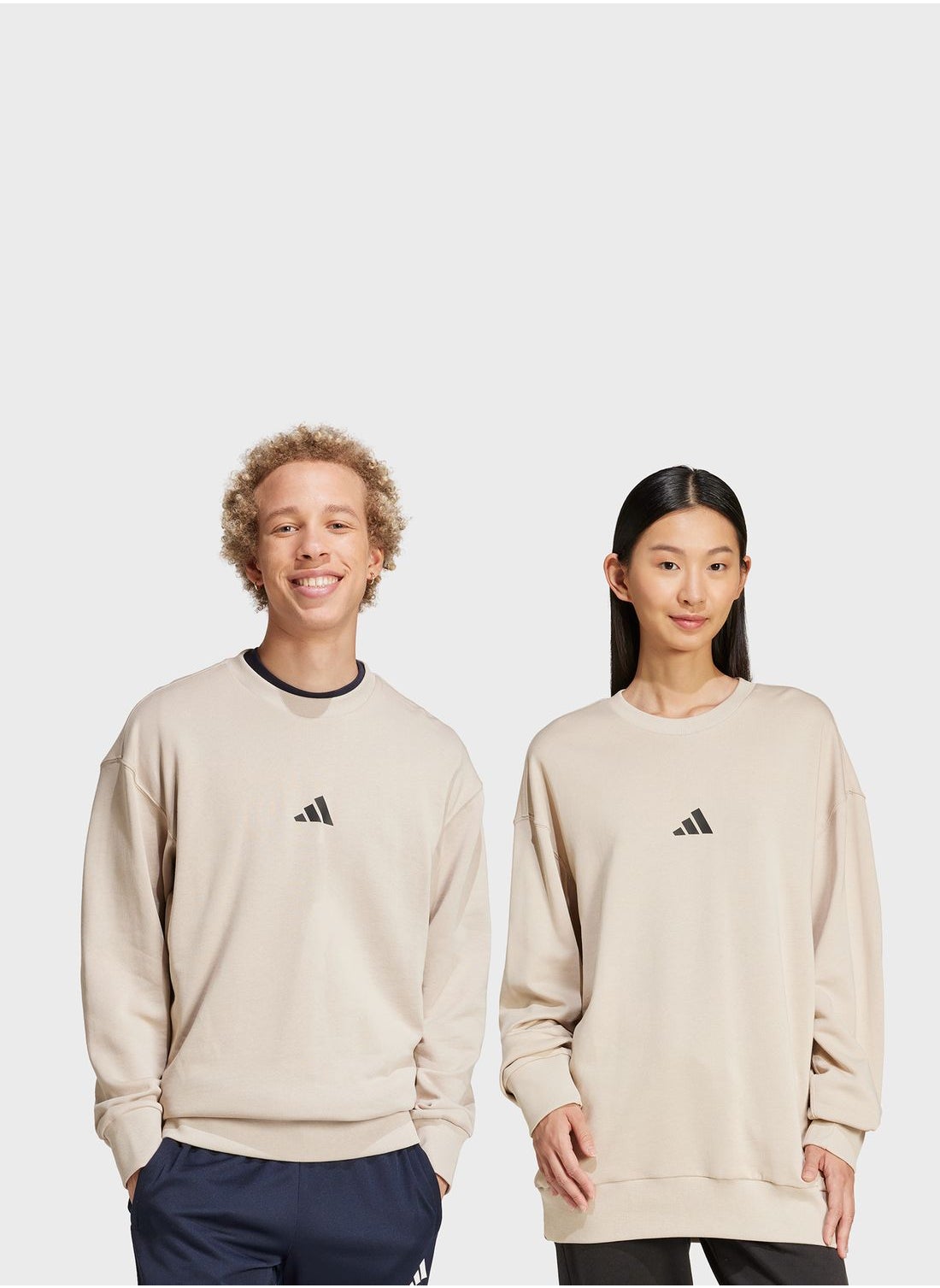 سویشرت فرانسه تری برند بلوم اسکای پرینت برند Adidas
