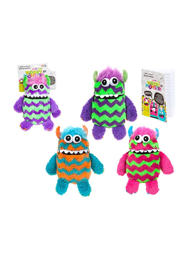 اسباب بازی نرم و پشمالوی ۹ اینچی برند worry_monster