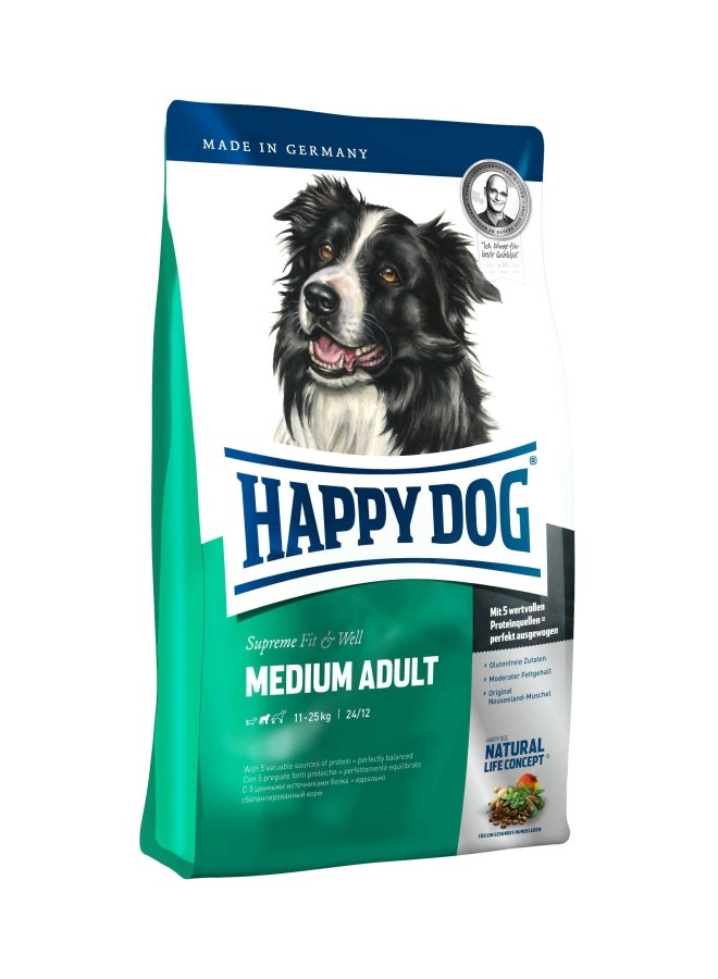 غذای خشک سگ بالغ متوسط برند سوپریم فیت اند ول ۱ کیلوگرم برند happy dog
