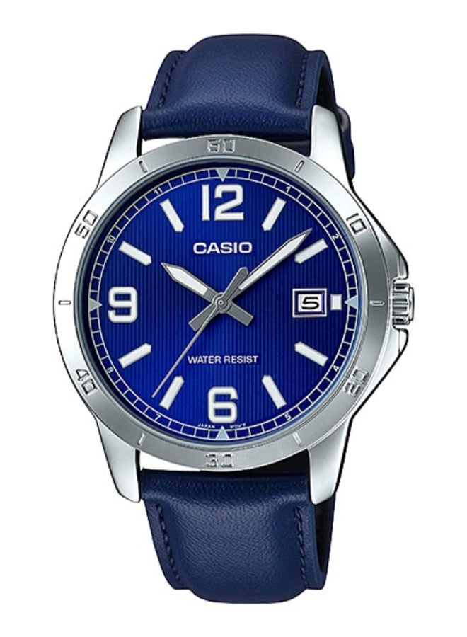 ساعت آنالوگ چرمی مردانه MTP-V004L-2BUDF برند casio