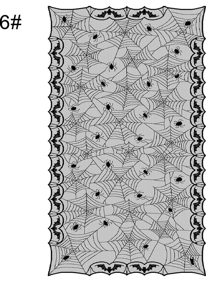 توری عنکبوتی هالووین سیاه/سفید ۲۰ x ۱۰ x ۲۰ سانتی‌متر برند generic