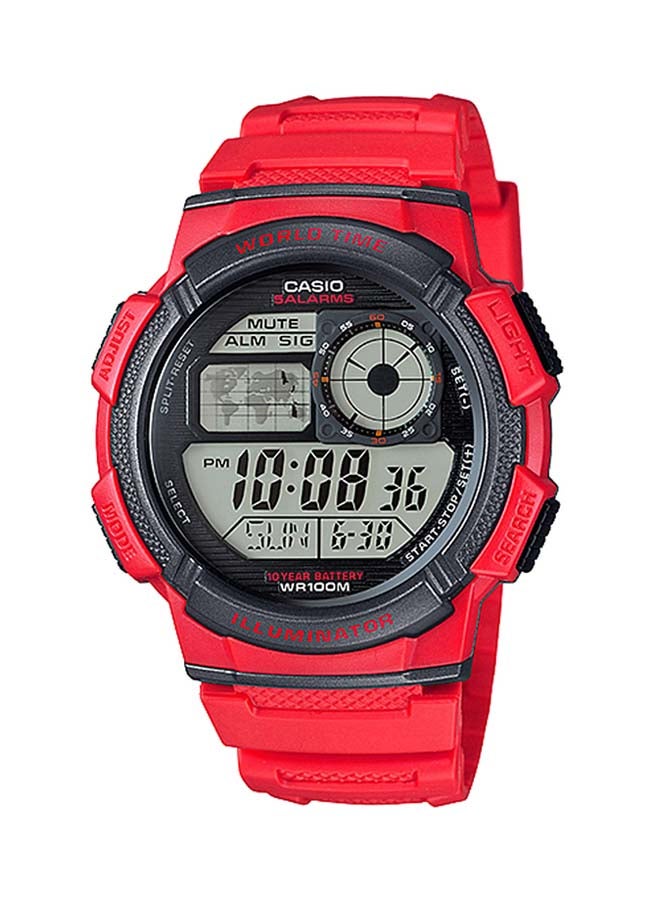 ساعت دیجیتال مردانه برند AE-1000W-4AVDF قرمز برند casio