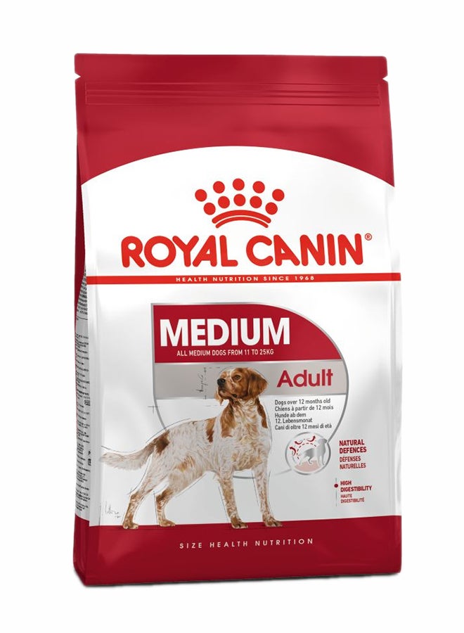 تغذیه سلامت سایز متوسط بزرگسال چندرنگ ۱۵ کیلوگرم برند royal canin