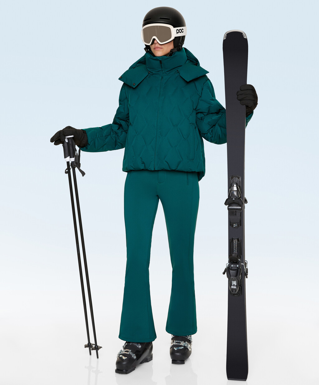 کاپشن پُر شده با لایه‌ی کَپیتونه مقاوم در برابر آب Primaloft® KAYAK برند oysho 614798651