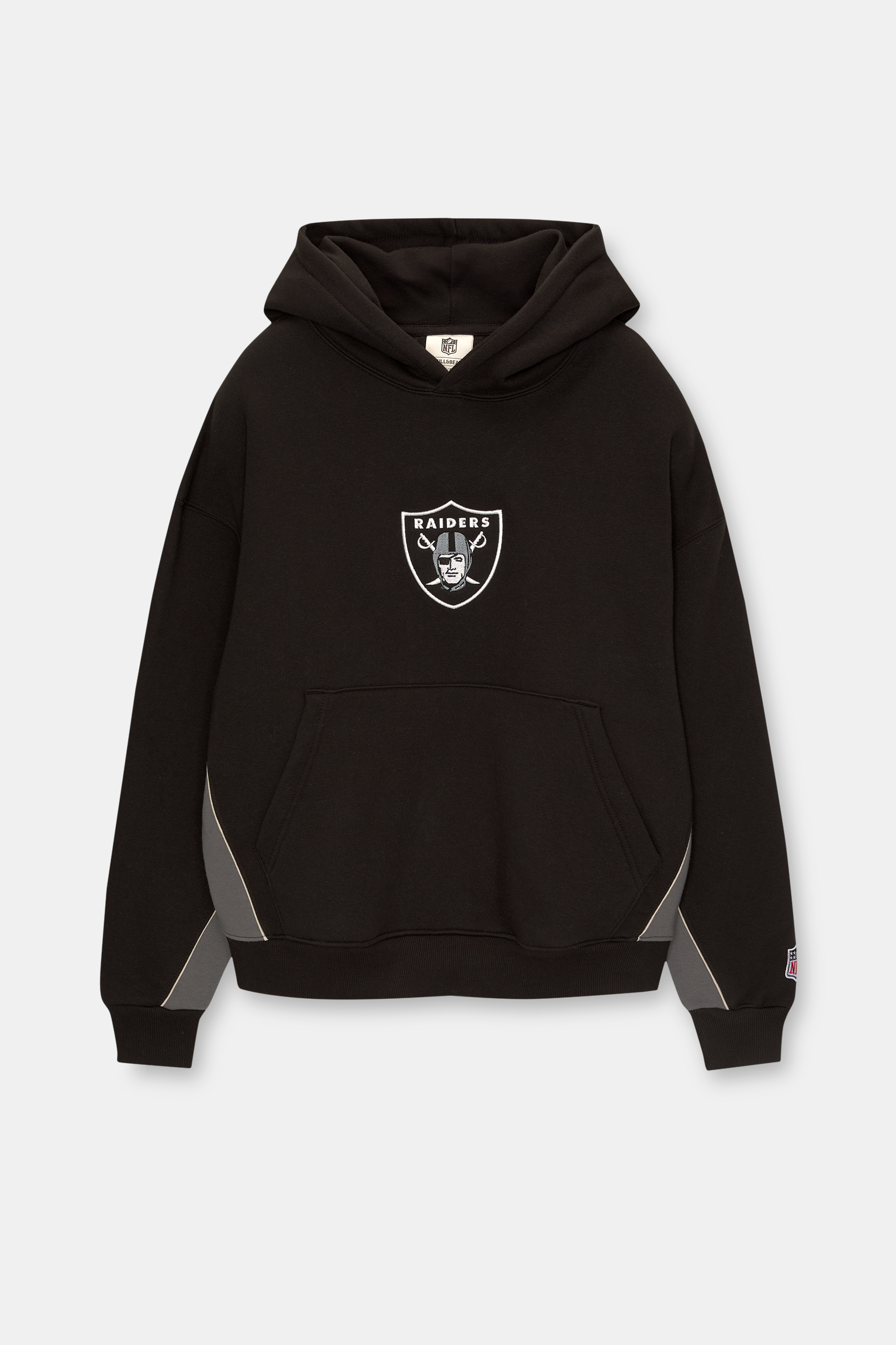 سویشرت با طرح NFL Raiders برند PullAndBear 469204059