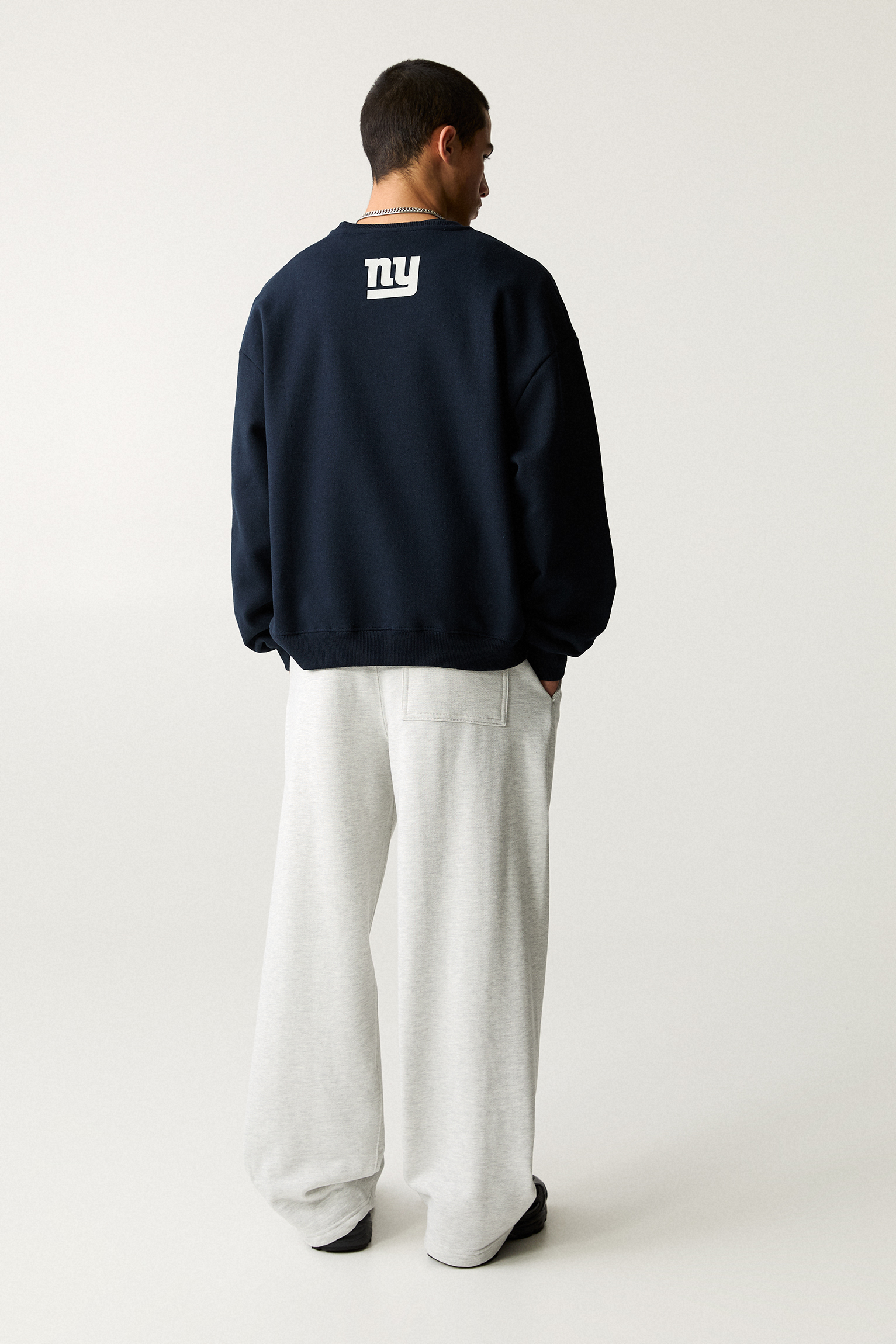 سویشرت چاپی نیویورک جاینتس برند PullAndBear 713897469