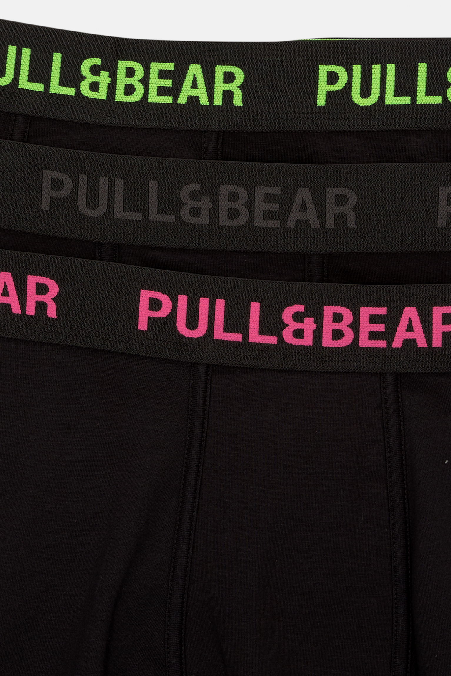 ست شورت نئونی سه‌تایی با لوگو برند PullAndBear 388930778
