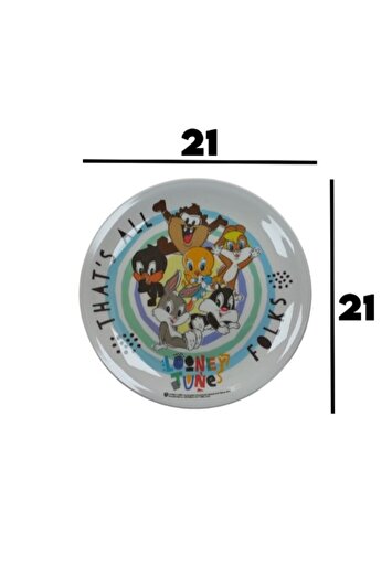 ست ۳ تایی کاسه و بشقاب غذا برند تافکس با طرح لونی تونز برند cephome 2224102459