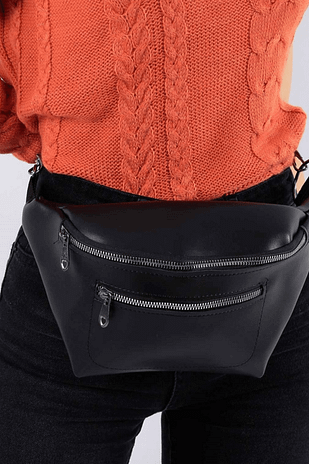 کیف کمری مشکی با دو جیب برند g&e bags 6184735