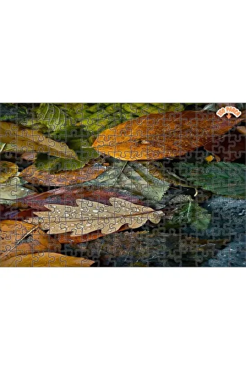 پازل چوبی دو طبقه با قاب قابل آویز، مدل جشن برگ‌های پاییزی، 1000 تکه، ابعاد 70x50 سانتی‌متر برند teona ahşap 331851027