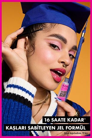 ژل ابرو فوری - ماسکارای شفاف تثبیت‌کننده ابرو برند nyx professional makeup 9134549