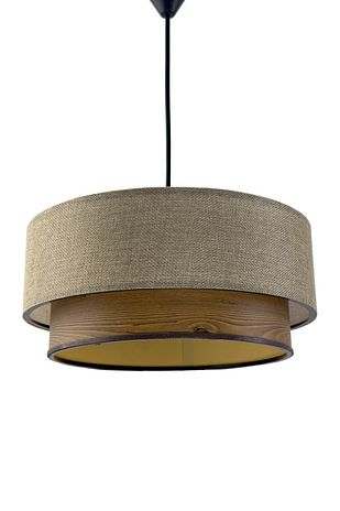 آویز چراغ با طرح چوبی و حصیری برند vivido home 185418345