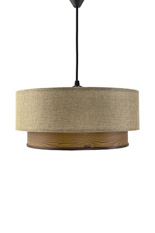 آویز چراغ با طرح چوبی و حصیری برند vivido home 185418344
