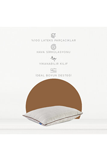 بالش لاتکس میانه اویقوجو برند yatsan 166724793