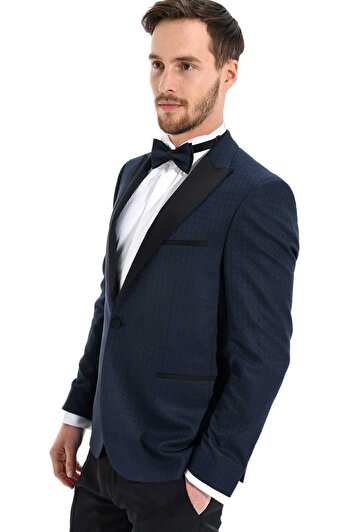 کت شلوار مردانه پارلمان تویل اسلیم فیت طرح دار سمکین برند morven 10840152