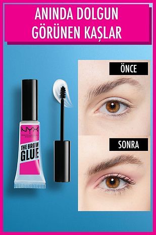 ژل ابرو فوری - ماسکارای شفاف تثبیت‌کننده ابرو برند nyx professional makeup 396891346