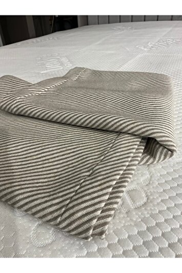 پتو نرم کتان پنبه‌ای آلفا مدل سبد مگس با ابعاد 230*240 سانتیمتر برند bedy guard 93115954