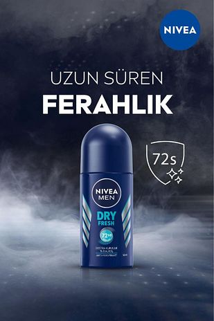 رول‌آن دئودورانت خشک و تازه مردانه ۵۰ میلی‌لیتری دو عددی برند Nivea 970464299