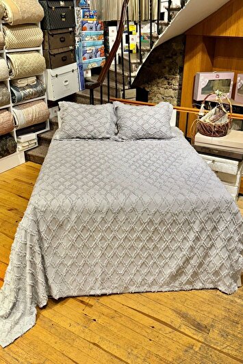 روکش تخت دو نفره بوهمی با پاپیون‌های آویزان برند best house decor 707737427