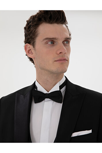 کت شلواری با یقه و جلیقه مردانه سیاه برند Pierre Cardin 1990241740