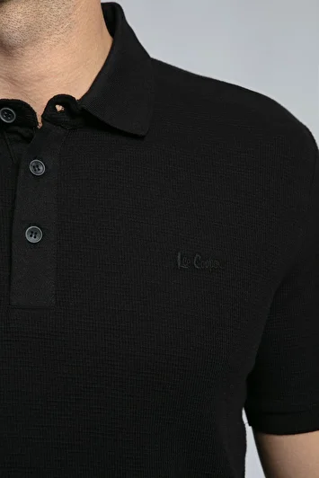 تی‌شرت یقه‌دار مردانه برند تایلن مشکی برند lee cooper 1579920868