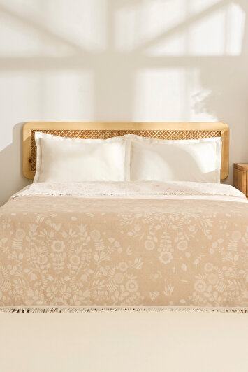 پیکه جاکار دو نفره برند گراسی بژ برند kaşmir home 1695667561