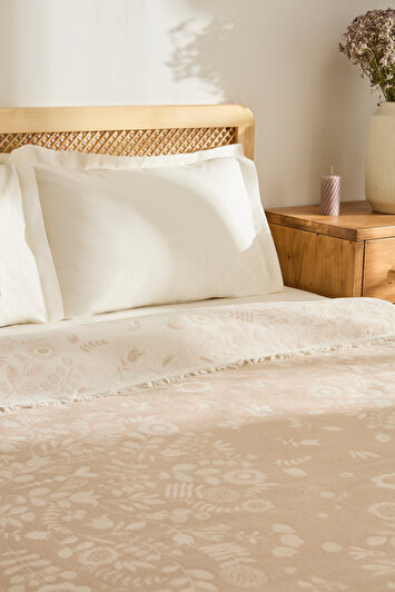 پیکه جاکار دو نفره برند گراسی بژ برند kaşmir home 1695667556