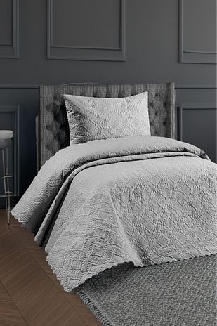روتختی تک‌نفره با طراحی کاپیتونه - رنگ آنتراسیت - برند reys home 937296279