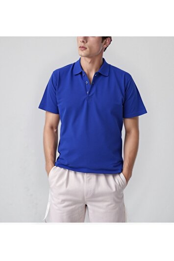 تی‌شرت مردانه یقه‌ polo ۱۰۰% پنبه برند OL.01.IV1.001 برند loule 1617594352