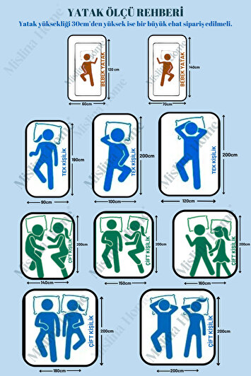 آلویز محافظ تشک ضد آب با کیفیت بالا برای تخت یک نفره و دو نفره، بی‌صدا و دارای لبه‌های کامل برند mislina home 1559775774