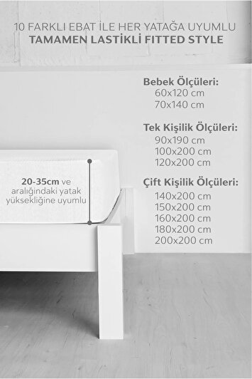 آلویز محافظ تشک ضد آب با کیفیت بالا برای تخت یک نفره و دو نفره، بی‌صدا و دارای لبه‌های کامل برند mislina home 1559775770
