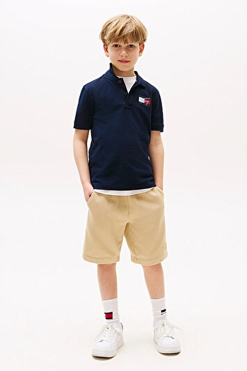 پولو مردانه برند تامی اسکریپت با طرح پرچم برند Tommy Hilfiger 1624125527