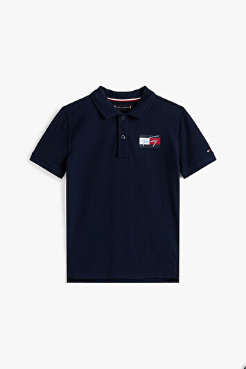 پولو مردانه برند تامی اسکریپت با طرح پرچم برند Tommy Hilfiger 1624125530