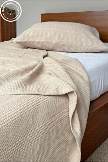 تک‌نفره پیکه ۱۰۰٪ پنبه با حاشیه (پیکه-۱۶۰x۲۳۰، کاور بالش-۵۰*۷۰) نرم و تنفس‌پذیر برند vessİnohome 1722899690