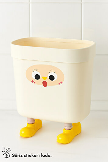 سطل زباله ۱۴ لیتری با پایه – استفاده سرگرم‌کننده با برچسب سورپرایز