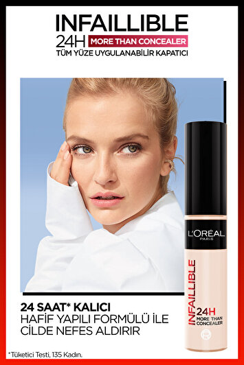 کرم پودر قابل استفاده بر روی کل صورت اینفایلبل ۳۲۷ و پرایم لب پور مینی برند l'oreal paris 2228560194