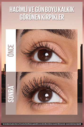 ماسکارا بدن لاش سنسشنال برند maybelline new york 2298449343