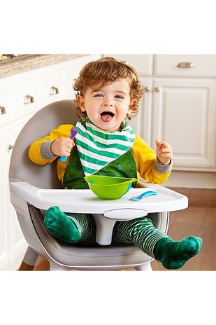ست قاشق و چنگال تغذیه‌ای کودک با تغییر رنگ، مناسب برای 12 ماه به بالا، 6 عددی برند munchkin 4989562