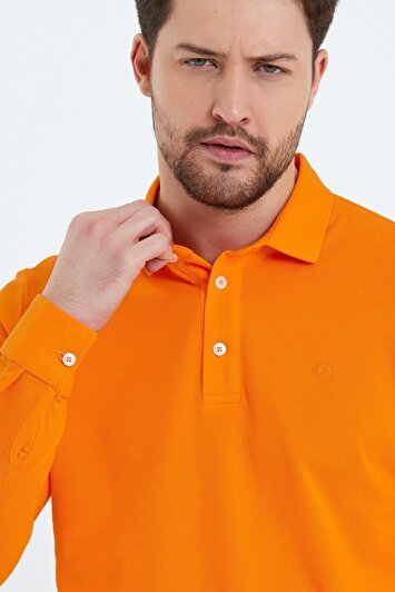 تی‌شرت مردانه یقه‌پولویی راحتی با آستین بلند، رنگ مشکی برند enque 617039578