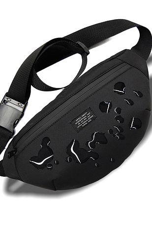 کیف کمری و دوشی با ویژگی پارچه ضد آب مشکی برند d'vers 5210326