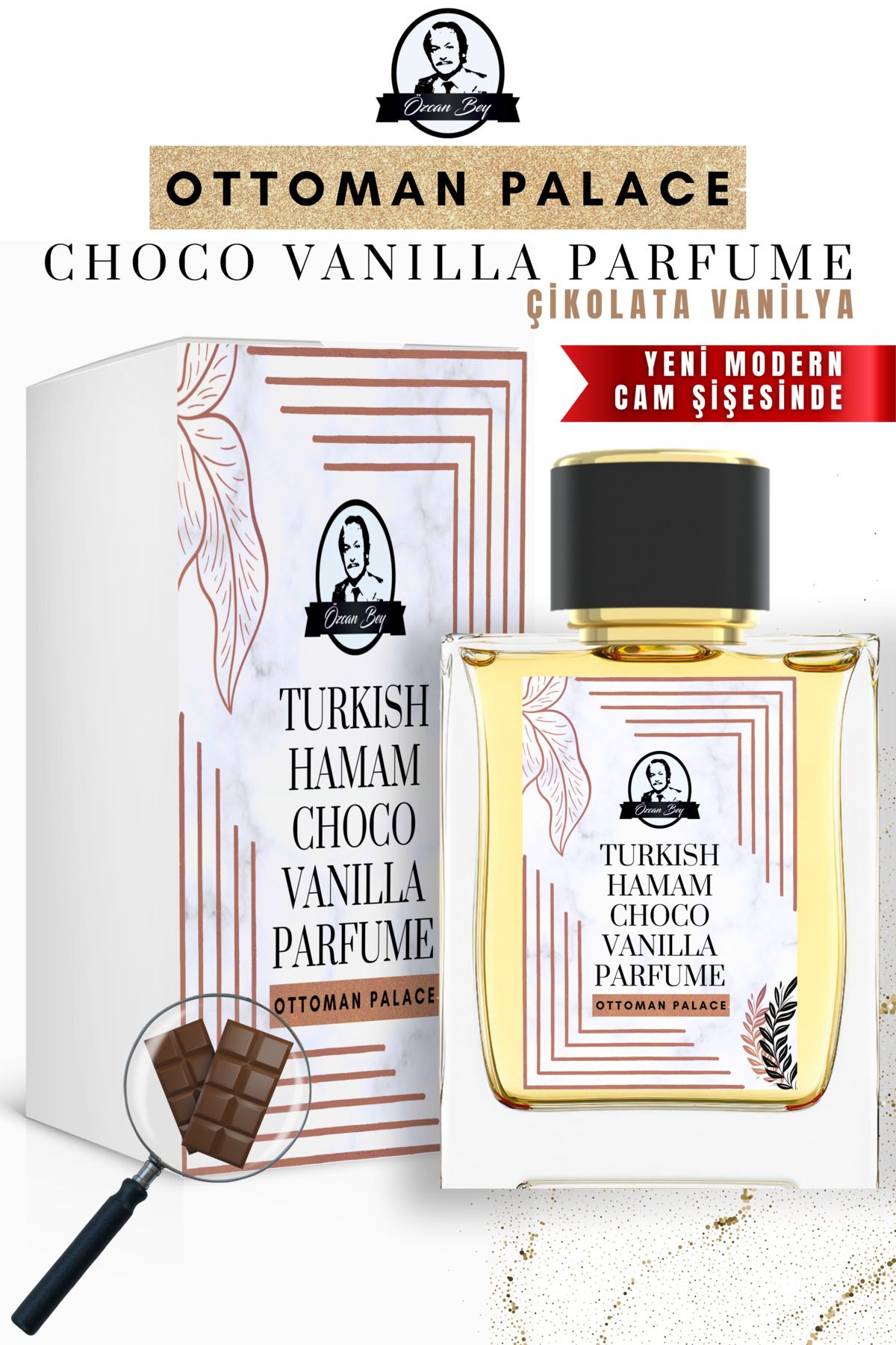 عطر شکلات و وانیل اوتومان سری ۵۵ میلی‌لیتر برند Özcan bey