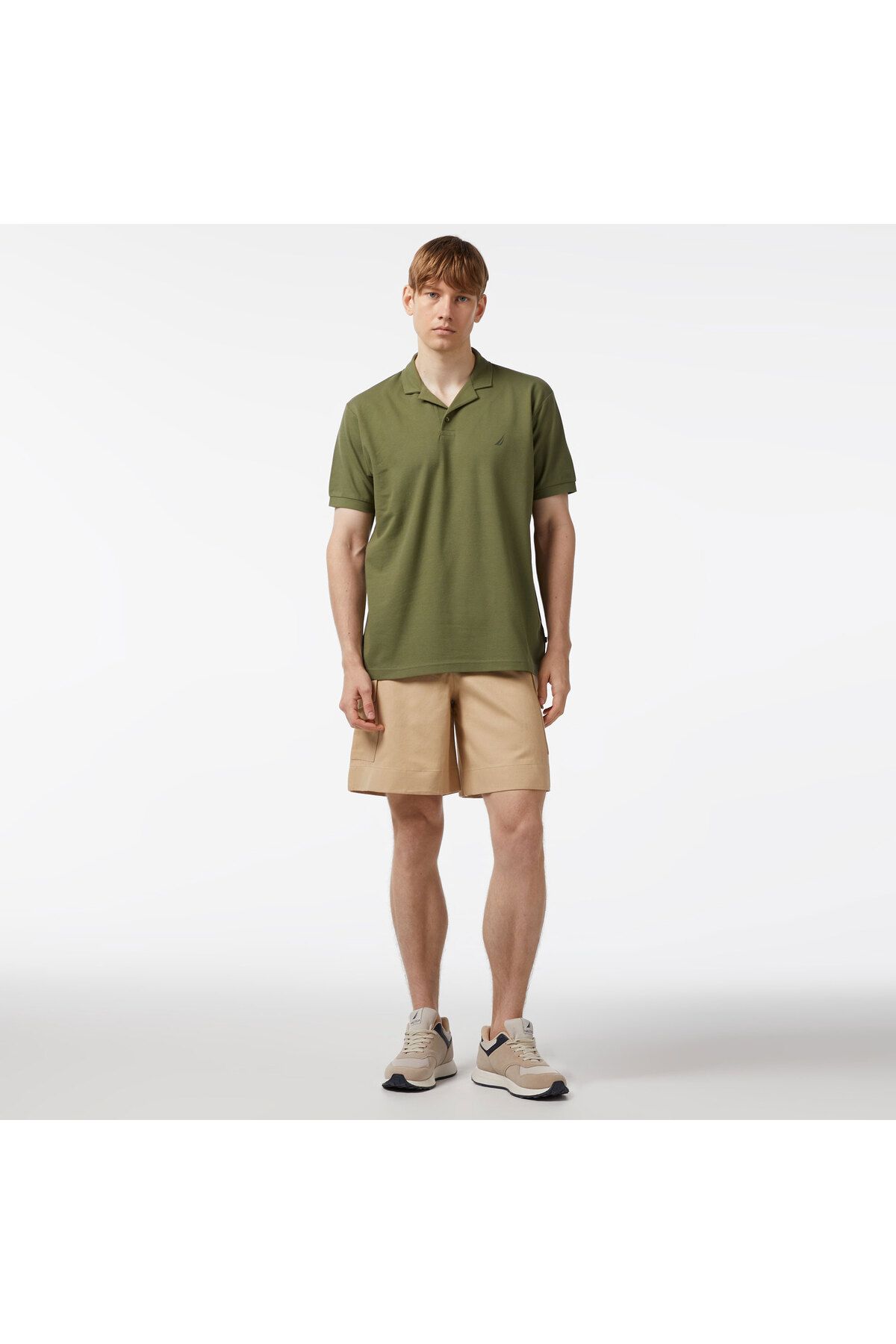 پ polo کوتاه آستین مشکی کلاسیک فیت مردانه برند nautica