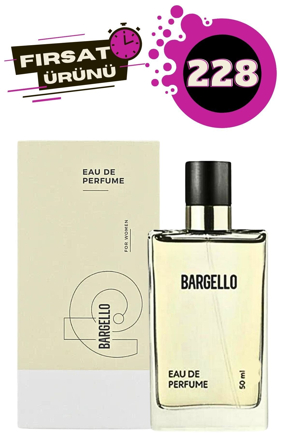 عطر زنانه 228 اورینتال ادو پرفیوم 50 میلی‌لیتر برند bargello