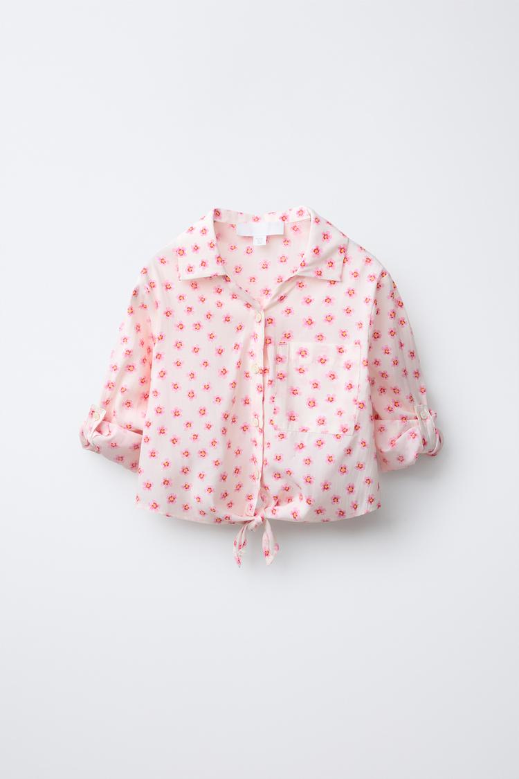 پیراهن طرح گره‌دار برند Zara