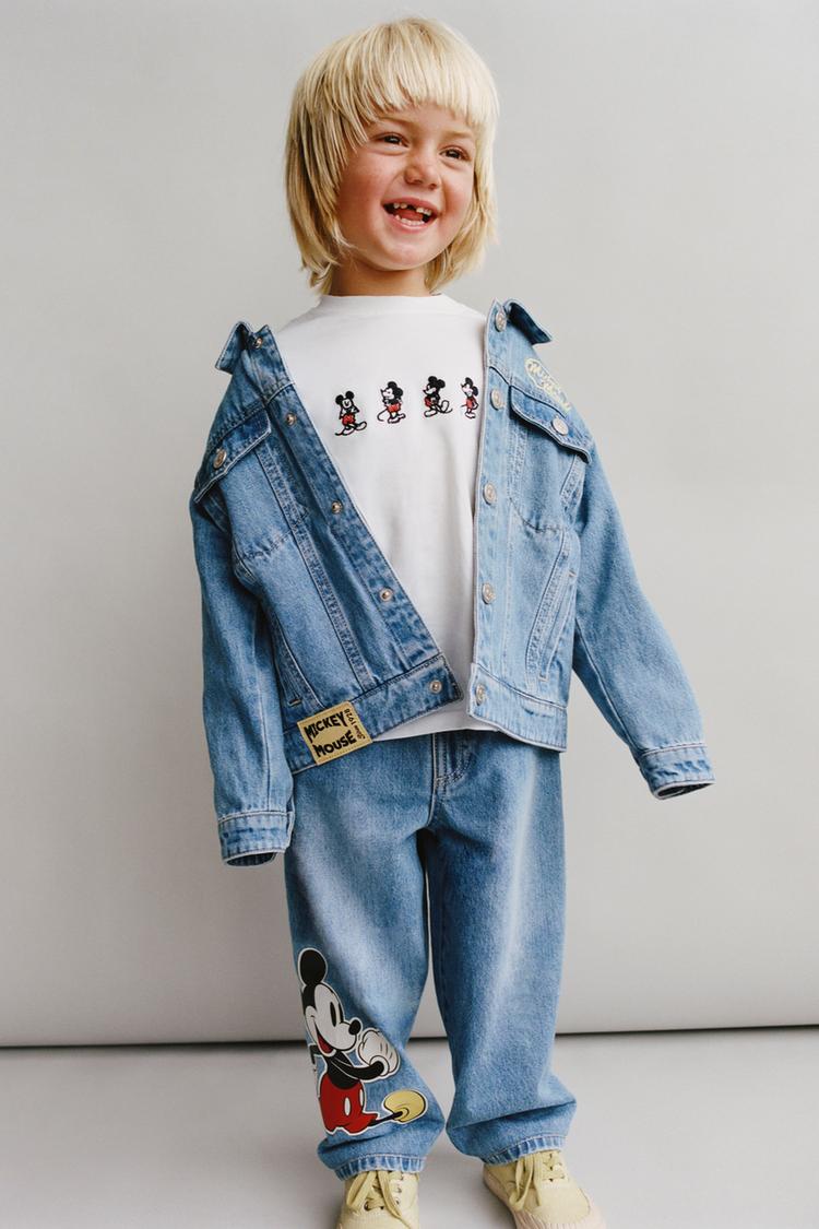 کت جین میکی ماوس برند دیزنی برند Zara