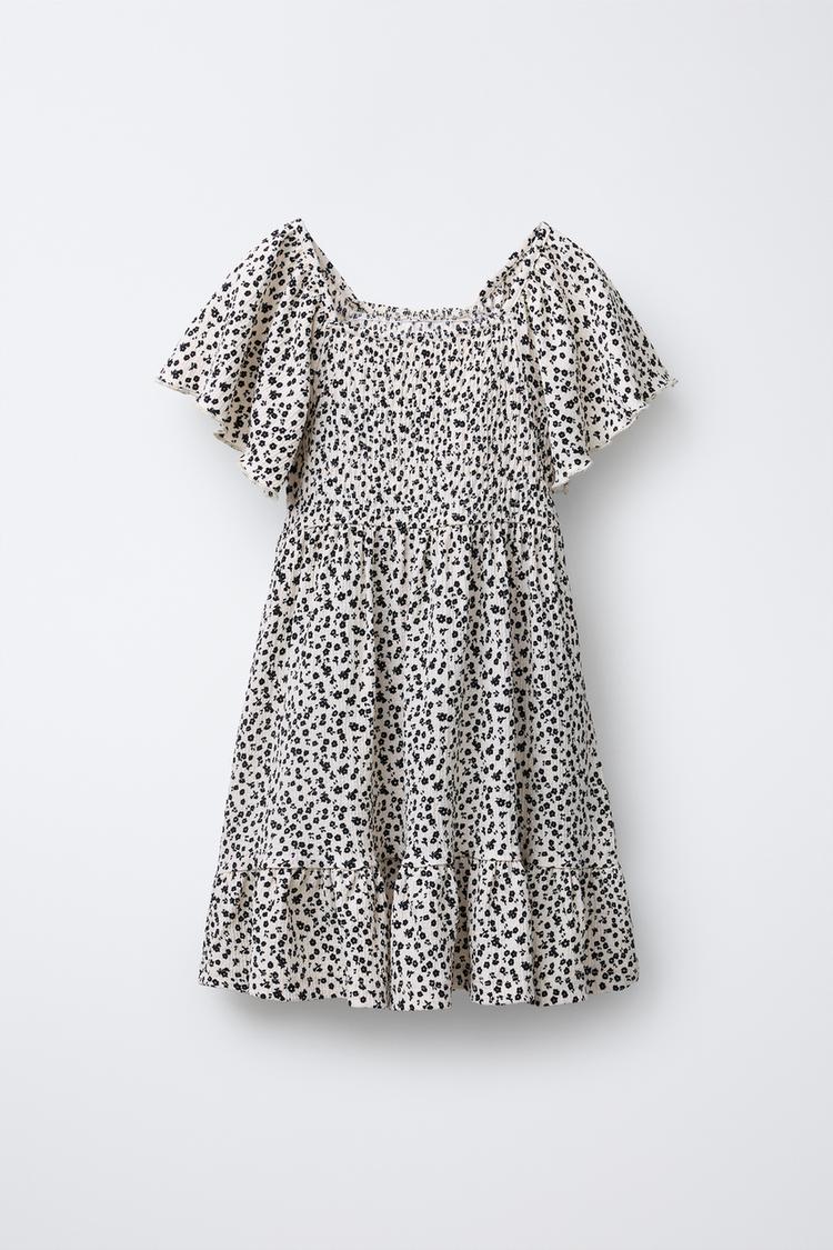 پیراهن طرح گل کوچک برند Zara