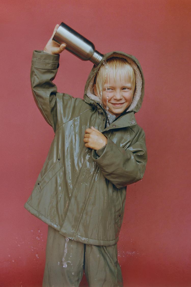 جاکت ضد آب با الیاف مصنوعی برند Zara