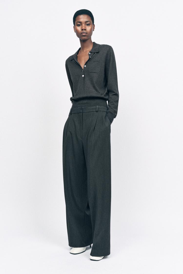 شلوار پنسلی کلکسیون ZW برند Zara