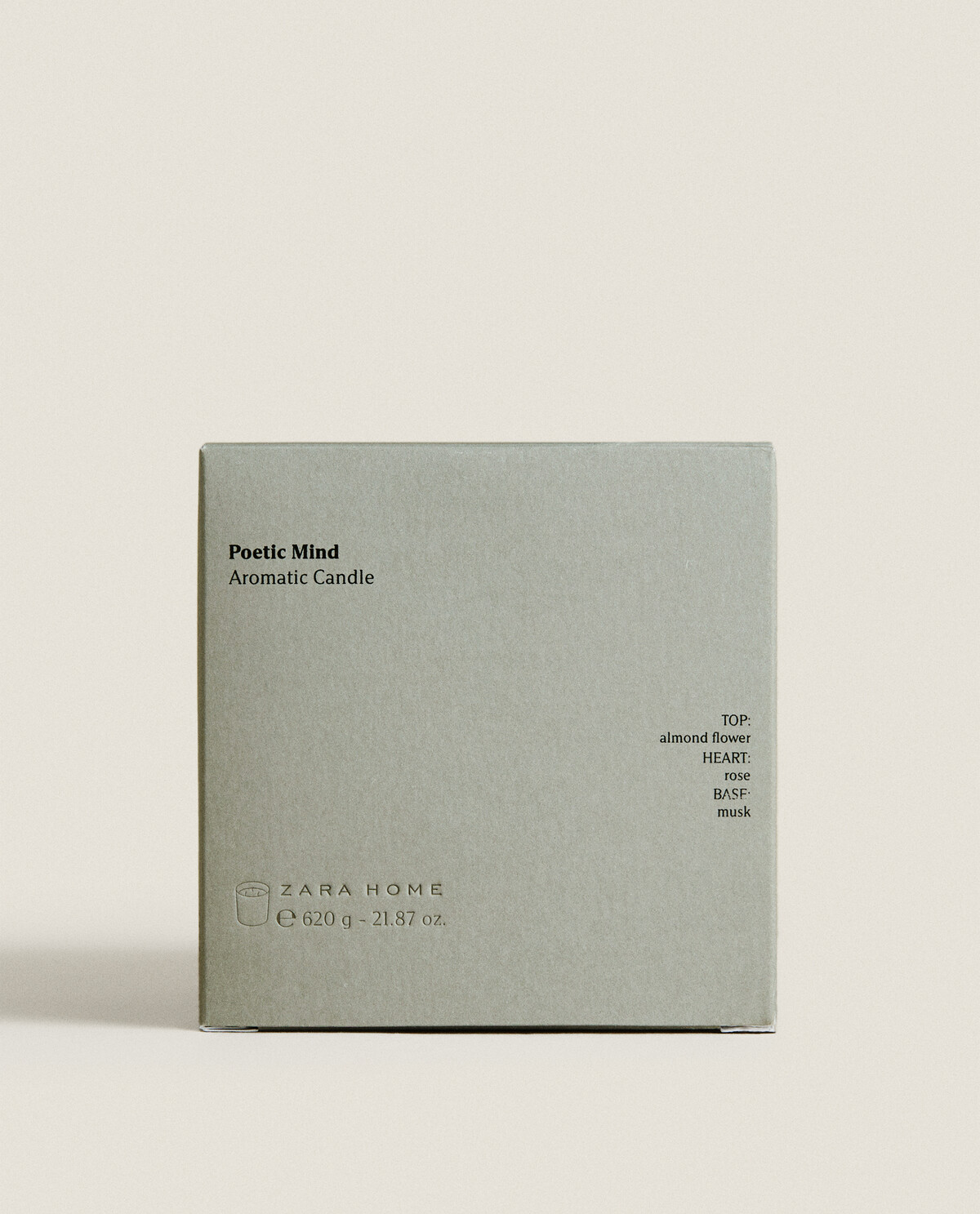 شمع معطر ذهن شاعرانه (620 گرم) برند ZaraHome 9801356